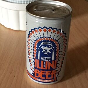 Vintage Illini Beer Can